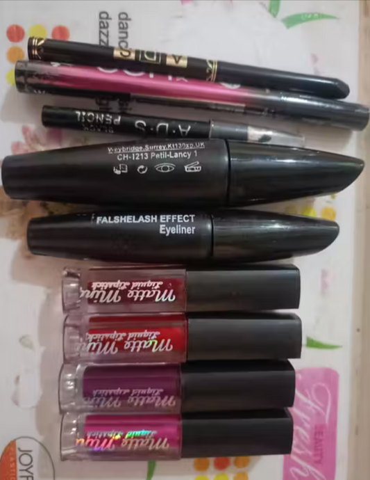 9-in-1 Makeup Combo Kit with 4in1 Lipstick & Kajal