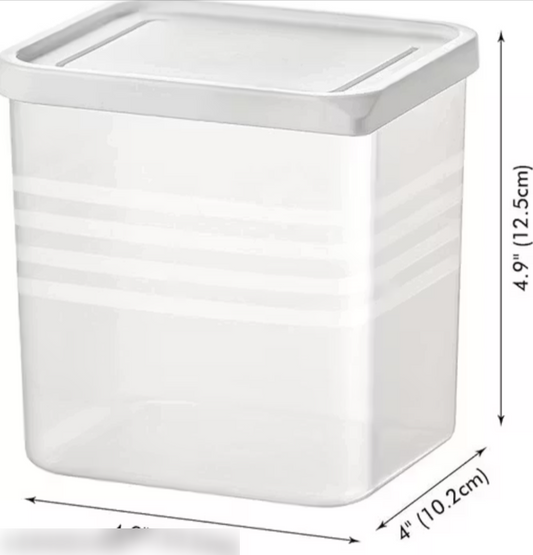 Fridge Storage Boxes Set of 6 (800ml) | BPA-Free Kitchen Organizer Containers