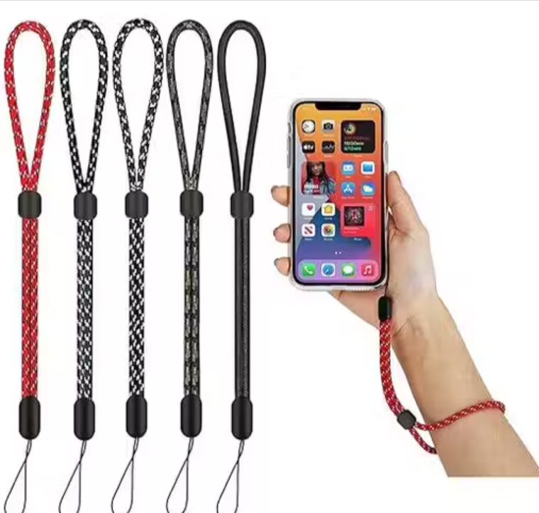 Multipurpose Nylon Wrist Strap Lanyard for Mobile & Keys (Pack of 5)