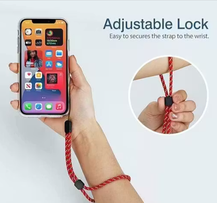 Multipurpose Nylon Wrist Strap Lanyard for Mobile & Keys (Pack of 5)