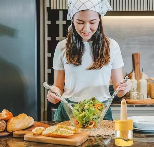 2-in-1 Oil Dispenser Bottle with Silicone Brush (Pack of 2)