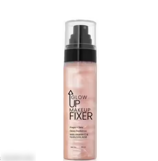 Pink Makeup Fixer Spray – Long Lasting Natural Finish