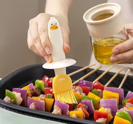 2-in-1 Oil Dispenser Bottle with Silicone Brush (Pack of 2)